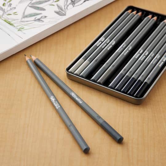 6 Packs: 12 ct. (72 total) Winsor & Newton™ Studio Collection™ Graphite Pencil Set